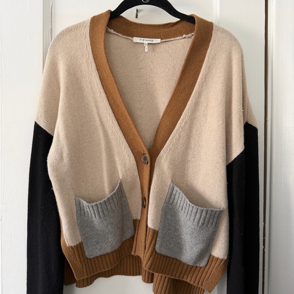 Frame Denim Multicolor Cardigan Sweater - Picture 2 of 7